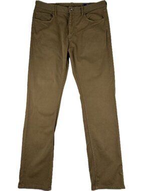 Vineyard Vines 5-Pocket Canvas Pants Mens 34x32 Khaki Straight Leg Stretch